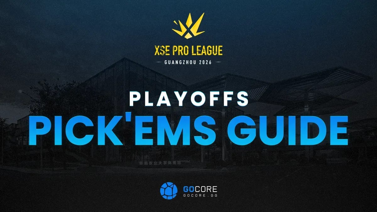 Eight teams. No second chances. The XSE Pro League 2026 playoffs are set, and every Pick'ems decision from here determines where you finish on the monthly leaderboard.